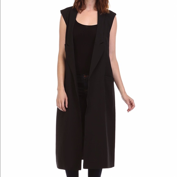 COPY - Chic Long Vest Seen on The Stars! - Picture 3 of 7